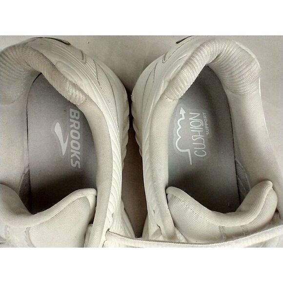 Brooks Womens Addiction Walker 2 Sneakers 9 2A White Leather Narrow - Picture 10 of 10